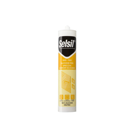 Selsil Silicone Neutro Traspar Per Specchi 310 Ml- 12,0 Pz