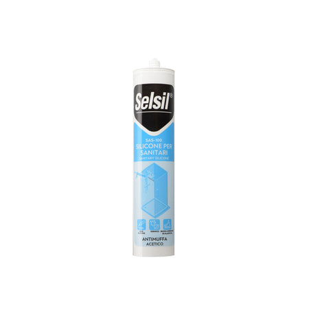 Selsil Silicone Acetico Per Sanitari Traspar 280 Ml- 25,0 Pz