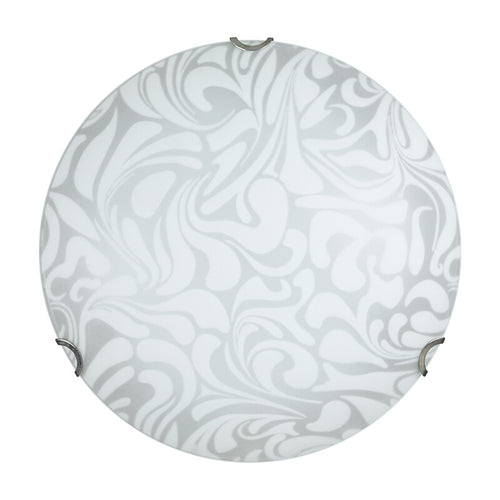 Plafoniera Daniel 30 1Xe27 Lastra Bianco Sabbiato- 4,0 Pz