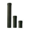 Tubo Per Stufa A Pellet H 50 Cm D 12 Cm Nero Opaco- 1,0 Pz