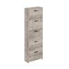 Kit Scarpiera 5A D/Prof 173X58X25 Rovere Plat.K355- 1,0 Pz