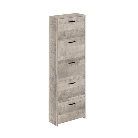 Kit Scarpiera 5A D/Prof 173X58X25 Rovere Plat.K355- 1,0 Pz