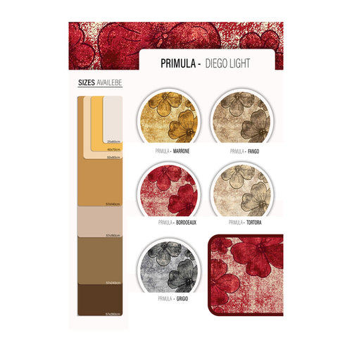 Tappeto Cucina Primula 57X140 Cm Assortito- 10,0 Pz