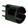Fme 82.611 Adattatore 16A 2P+T Schuko Garanti Nero- 50,0 Pz