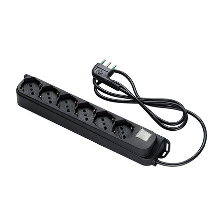 Fme 47.431 Multipresa 6P Bip/Sc+Int Nero- 1,0 Pz