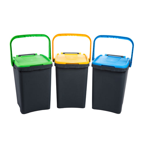 Pattumiera 50 L Ecoplus C/Maniglia Kit 3 Pezzi- 1,0 Pz