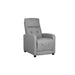 Poltrona Recliner Rey Tessuto Grigio Chiaro 40- 1,0 Pz