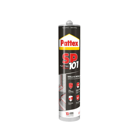 Pattex Silicone Sp101 Nero 280 Ml Cartuc.- 1,0 Pz