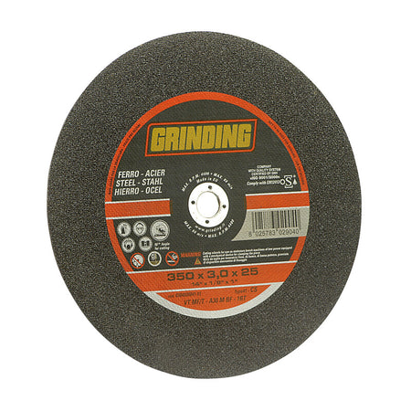 Grinding Disco Tronc. Ferro 350X3,0 F.25,4 Vtmf/T- 10,0 Pz