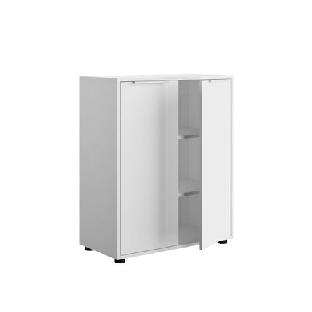 Mobile 2A Cm.72X35X87H Bianco/Bianco Luc.- 1,0 Pz