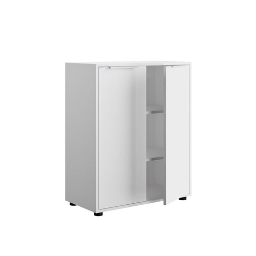 Mobile 2A Cm.72X35X87H Bianco/Bianco Luc.- 1,0 Pz