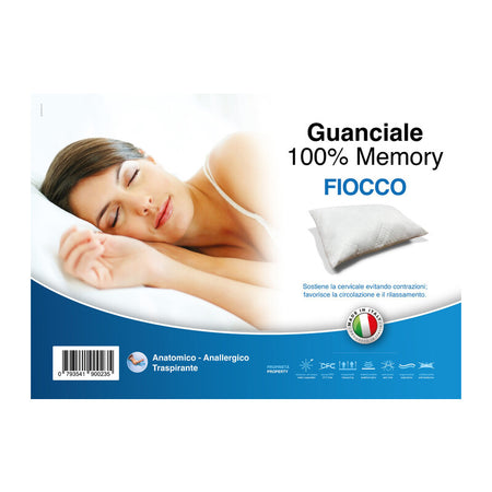 Guanciale Fiocco Di Memory Bordino A Contrasto- 1,0 Pz