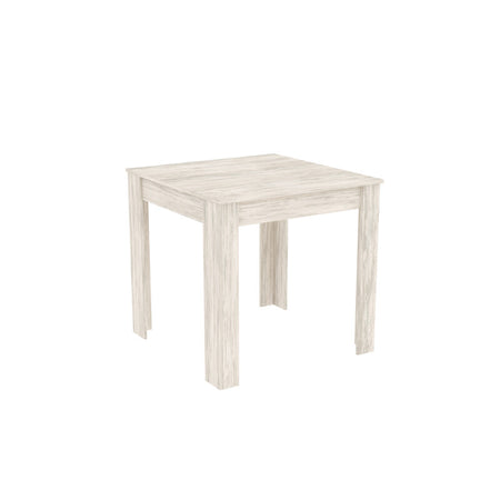 Tavolo Fisso Cm 80X 80Xh75 Frassino Bianco- 1,0 Pz