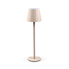 Lampada Led Ricaricabile Da Tavolo Aurora Beige- 12,0 Pz