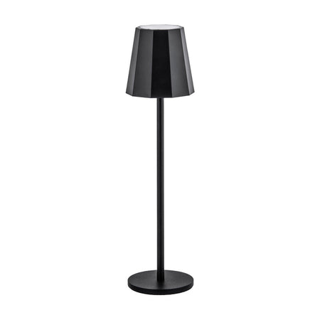 Lampada Led Ricaricab. Da Tavolo Pollicino Nero- 12,0 Pz