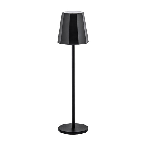 Lampada Led Ricaricab. Da Tavolo Pollicino Nero- 12,0 Pz
