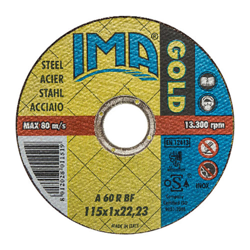 Ima Disco P/Ferro Gold Piano D 115X1,0 Mm- Ima- 50,0 Pz