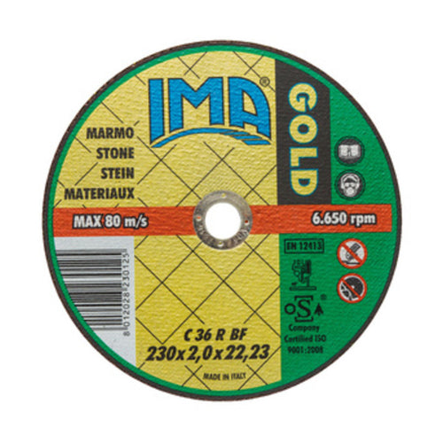 Ima Disco P/Marmo Gold Piano D 230X2,0 Mm- Ima- 50,0 Pz