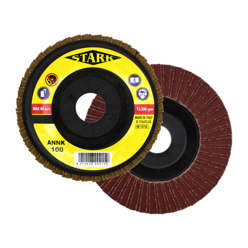 Stark Disco Abrasivo Lamellare D 115 Mm Gr 120- Ima- 10,0 Pz