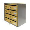 Cassetta Postale Alubox Cubo/R 4 38,5X25X43 Oro- Alubox- 1,0 Pz