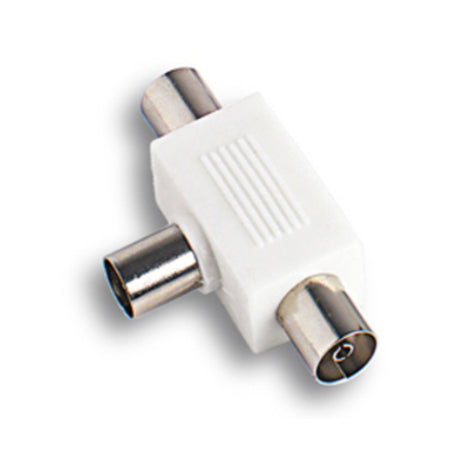 Adattatore Doppio Tv Maschio Con 2 Prese- Fanton- 10,0 Pz