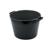 Cassa Tonda P/Macerie 25 L D 40Xh30 Cm Nero- 5,0 Pz