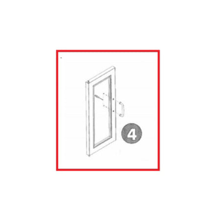 R Kit Lavatoio Resinabianco (Anta Sx-Dx)- 1,0 Pz