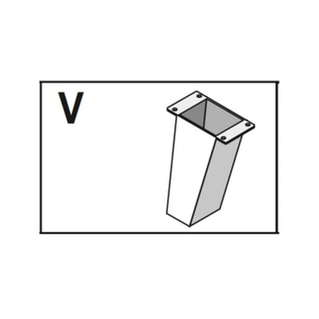 R Kit Credenza 3A Zaiken-(Piede)- 1,0 Confezione