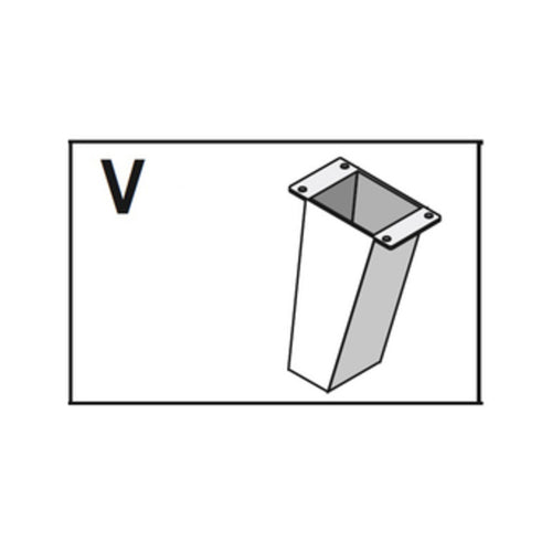 R Kit Credenza 3A Zaiken-(Piede)- 1,0 Confezione