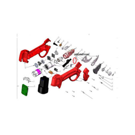 R Interruttore X Forbici Pota Batt.Dj-025- 1,0 Pz