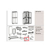 R Supporto S X Armadio Terry Cwood 2A P/S 3680- 1,0 Pz