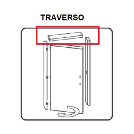 R Traverso Battente Porta Microtec Cilieg 210X80- 1,0 Pz