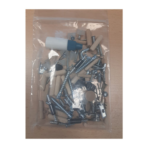 R Busta Montaggio X Kit Buffet Eboli Rovere/Bianca Cm.77X30X77H- 1,0 Confezione