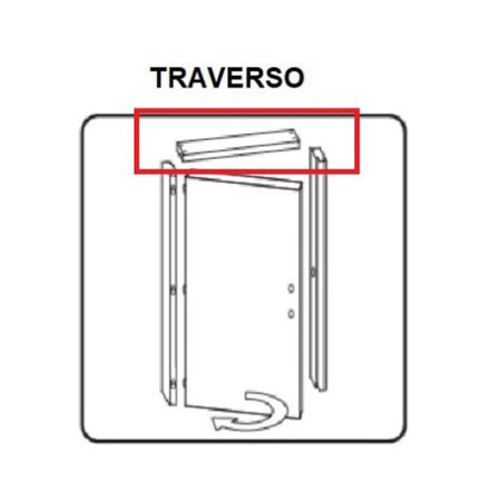 R Traverso Battente Porta Microtec Frass Bco 210X90- 1,0 Confezione