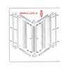 R Profilo Lato 70 Inf.+Sup. X Box Doccia Crist.Tras/Ser.Mm.6Cm- 1,0 Pz