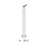 R Palo H X Gazebo In Acciaio Mt.3X4 Armonia Yf-3246- 1,0 Pz
