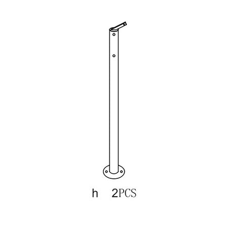 R Palo H X Gazebo In Acciaio Mt.3X4 Armonia Yf-3246- 1,0 Pz