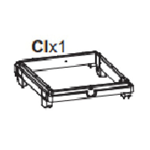 R Cornice Cl X Pattumiera 1 Anta Cm.34X39X88H Ecoline1 Terry- 1,0 Pz