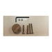 R Kit Montaggio X Tavolo Legno Rettangolare Pieghevole Cm 140X80X72- 1,0 Confezione