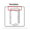 R Traverso Battente X Porta Microtec 210X90 Rovere Grigio- 1,0 Pz