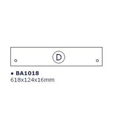 R Base D X Kit Scarpiera 5 Ribalte 65X15X164 Bianco 1307- 1,0 Pz