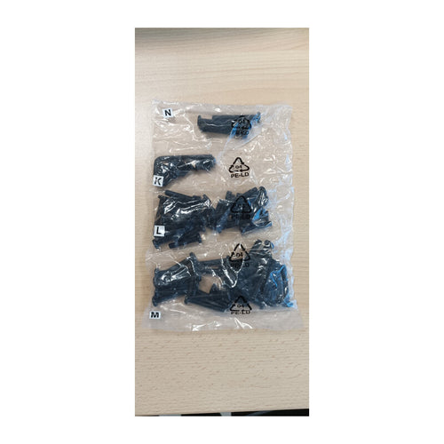 R Kit Montaggio X Industrial Tavolo + 4 Sedie Metal/Quercia- 1,0 Confezione