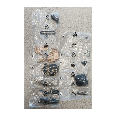 R Kit Montaggio X Industrial Libreria Metal/Quercia 60X30X180 Cm- 1,0 Confezione