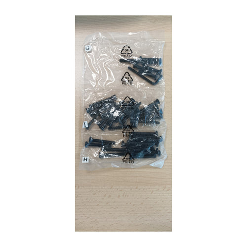 R Kit Montaggio X Industrial Mobile Basso Metal/Quercia 140X35X80 Cm- 1,0 Confezione