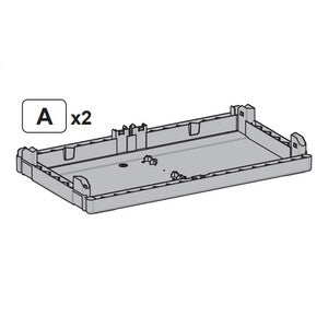 R (Ax2) X Armadio Terry Ardesia 2 Ante Cm 68X39Xh172 Cab2680- 1,0 Pz