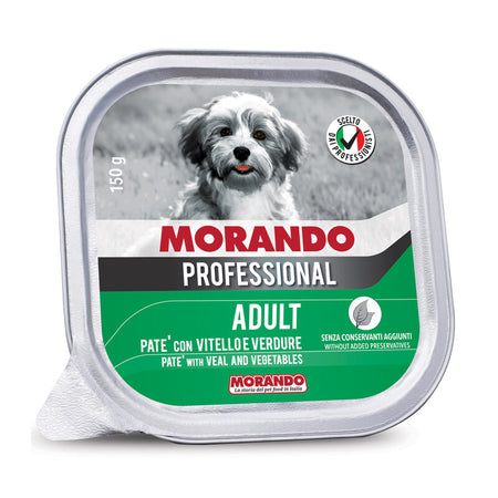 Cibo Cane Morando Vsc 150 G Vitello Verdure- 22,0 Pz