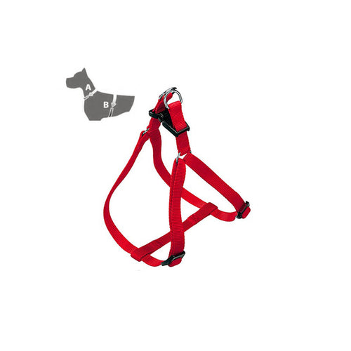 Zoov Pettorina Reg.Nylon Rosso Mm.20Xcm.40/58- 1,0 Pz