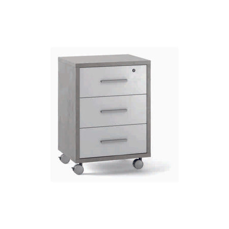 Ufficio Double Cassettiera 3C 71X51 Cm Cemento/Ossido- 1,0 Pz