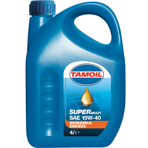 Olio Lubrificante Tamoil Super Sae 15/40 4 L- 4,0 Pz