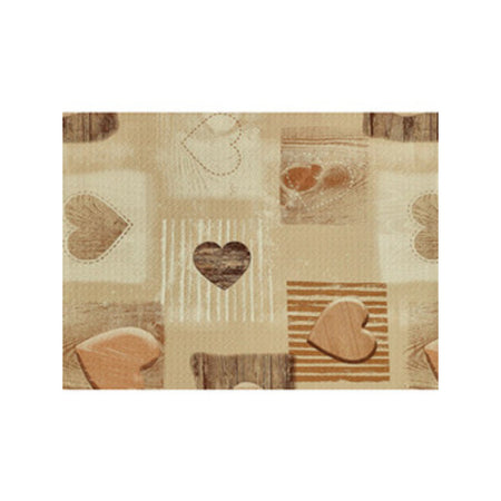Passatoia Futura H 52 Cm Cuori Beige- 20,0 Ml